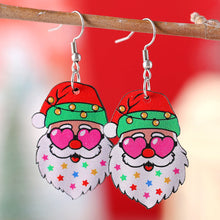 Funny Santa Claus Earrings Christmas Pendant Earrings Gift