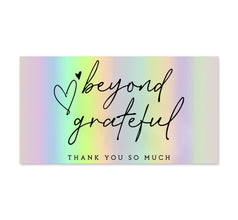 50 SheetsPack 5 9cm Thank You For Supporting My Small Business Laser Thank-you Card